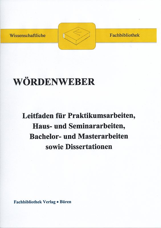 Praktikumsarbeiten, Haus- und Seminararbeiten, Bachelor- und Masterarbeiten sowie Dissertationen