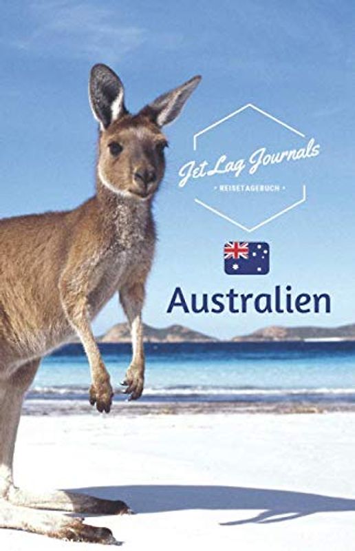 JetLagJournals • Reisetagebuch Australien: Erinnerungsbuch zum Ausfüllen | Reisetagebuch zum Selberschreiben für die Australien Reise
