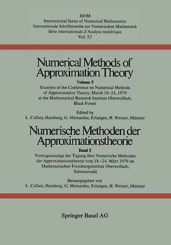 Numerische Methoden der Approximationstheorie / Numerical Methods of Approximation Theory