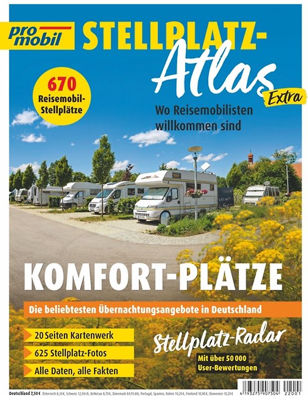 pro mobil Stellplatz Atlas Extra