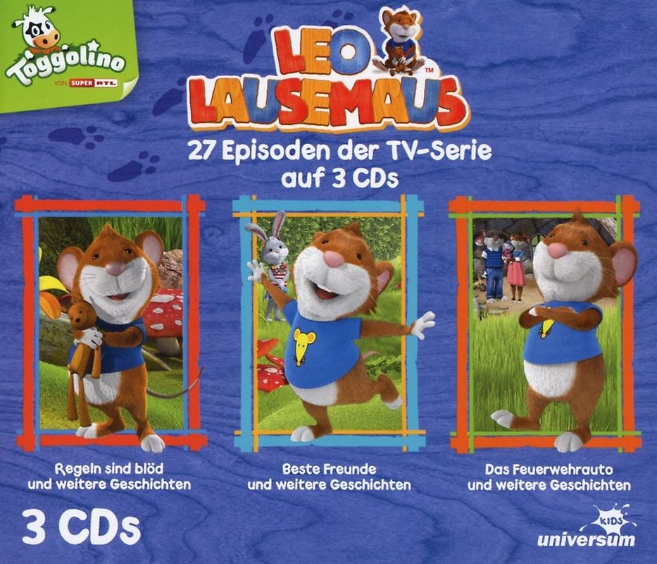 Leo Lausemaus - Leo Lausemaus Hörspielbox [3 Audio CDs]