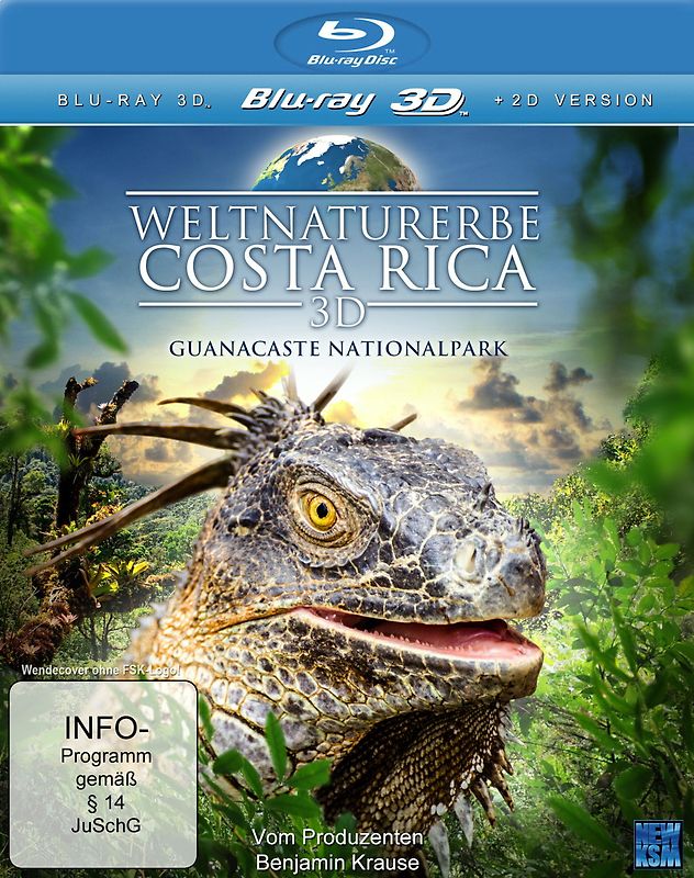 Weltnaturerbe Costa Rica - Guancaste Nationalpark (Blu-ray 3D) 3D Blu-ray Disc