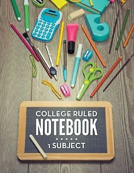 College Ruled Notebook - 1 Subject