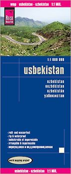 Reise Know-How Landkarte Usbekistan / Uzbekistan (1:1.000.000)