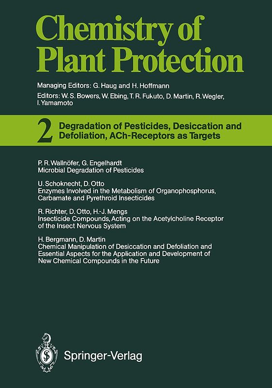 Degradation of Pesticides, Desiccation and Defoliation, ACh-Receptors as Targets