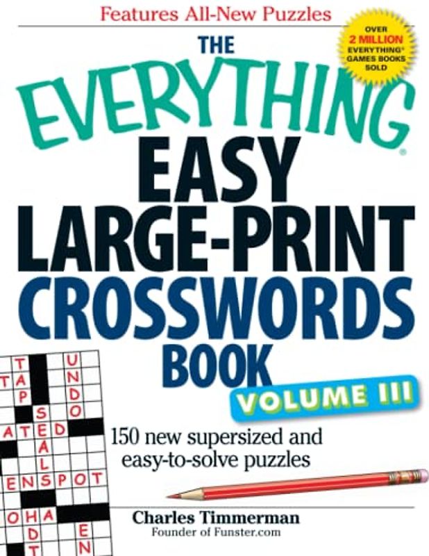 The Everything Easy Large-Print Crosswords Book, Volume III