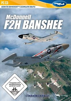 MS FS 2004/FSX AddOn: Mc Donnell F2H Bunshee PC Spiele