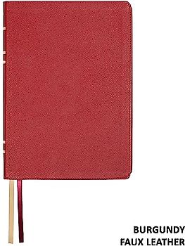 Lsb Giant Print Reference Edition, Paste-Down Burgundy Faux Leather