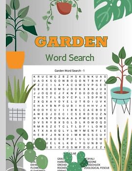 Garden Word search Book: Word Search Large Print, big Puzzle Activity Books for Adults, Seniors, Teens, and Kids with Solutions, 100 Puzzles with 1100 Words