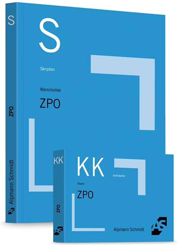 Bundle Marschollek, Skript ZPO + Haack, Karteikarten ZPO