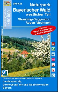 UK50-28 Naturpark Bayerischer Wald, westlicher Teil