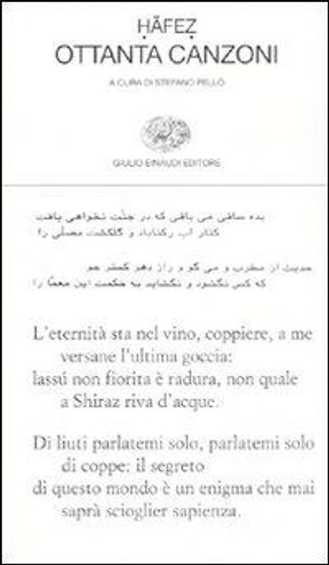 Ottanta canzoni. Testo persiano a fronte