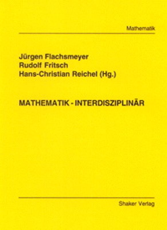 MATHEMATIK - INTERDISZIPLINÄR