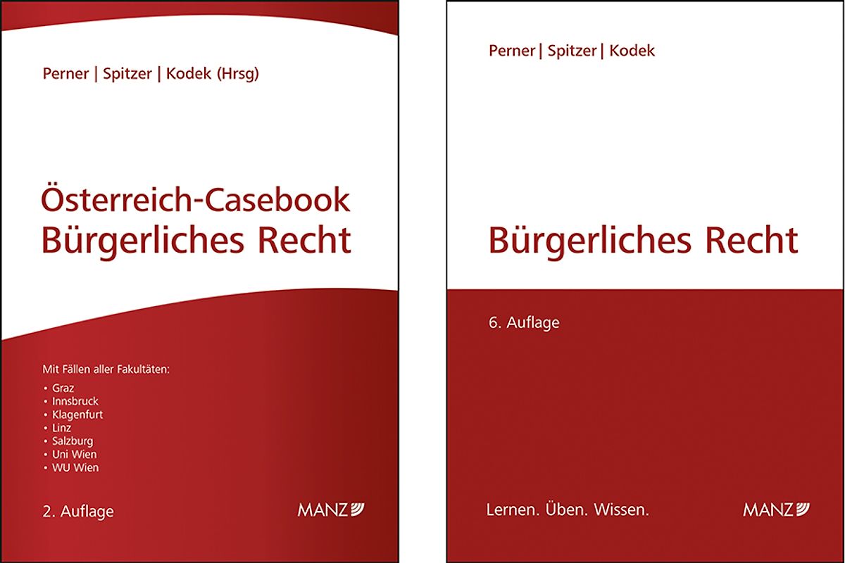 PAKET: Bürgerliches Recht 6.Aufl + Österreich Casebook Bürgerliches Recht 2.Aufl