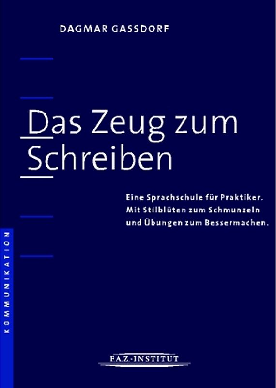 Das Zeug zum Schreiben