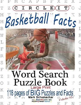 Circle It, Basketball Facts, Word Search, Puzzle Book