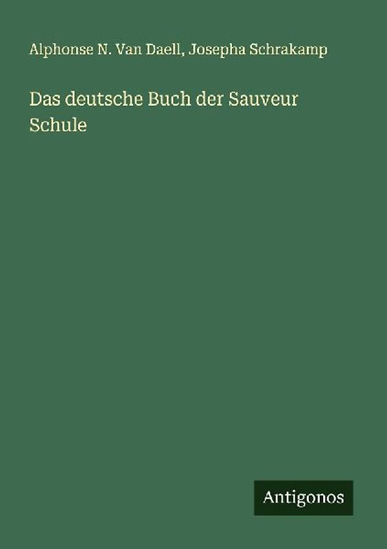 Das deutsche Buch der Sauveur Schule