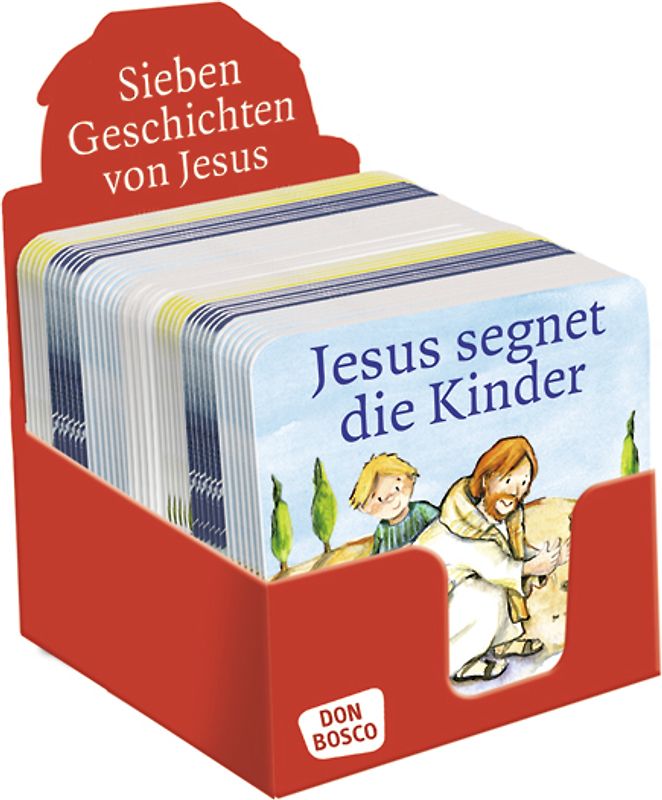 Kinder begegnen Jesus - Thekendisplay (7 Bände zu je 7 Exemplaren)