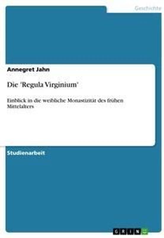 Die 'Regula Virginium'