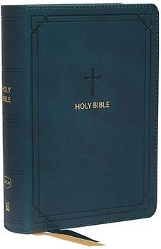Nkjv, Reference Bible, Compact, Leathersoft, Teal, Red Letter Edition, Comfort Print