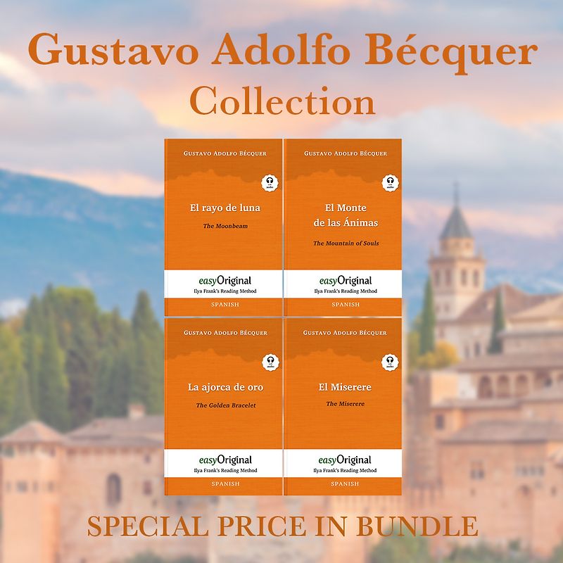 Gustavo Adolfo Bécquer Collection (books + 4 audio-CDs) - Ilya Frank’s Reading Method