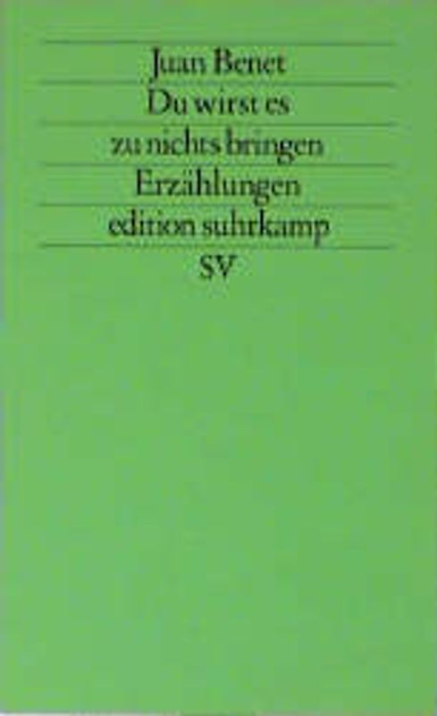 Du wirst es zu nichts bringen