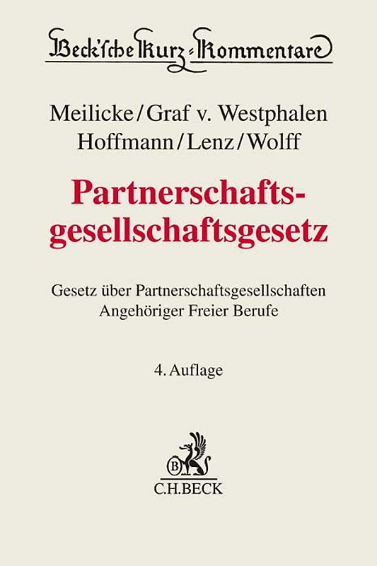Partnerschaftsgesellschaftsgesetz. PartGG