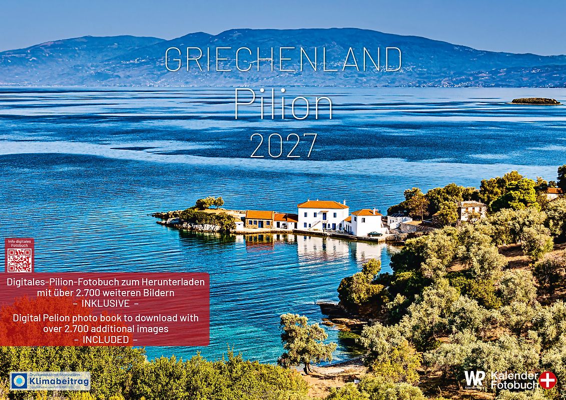 Kalender Griechenland | Pilion 2027 A2 querformat