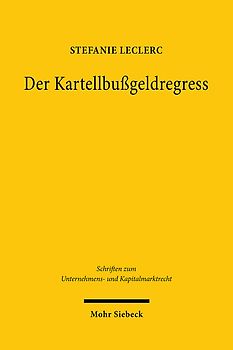 Der Kartellbußgeldregress