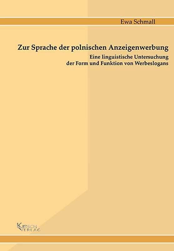 Zur Sprache der polnischen Anzeigenwerbung