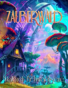Zauberwald Malbuch Für Erwachsene: 30 Wunderschöne Ausmalbilder Entspannung mit Bezauberndem Magischem Land, Feen, Schönen Blumen und Bäumen zum Stressabbau und Alternativer Meditation
