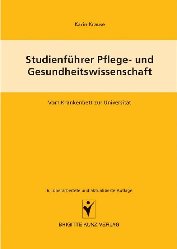 Studienführer Pflege- und Gesundheitswissenschaften