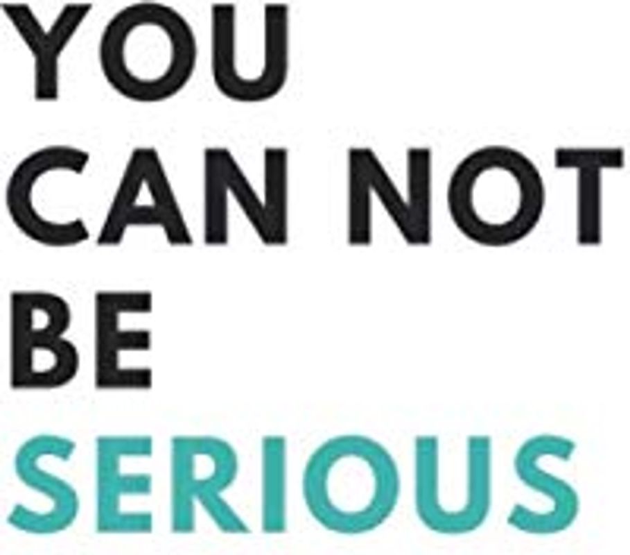 You Can Not Be Serious: Tennis Player Journal - 6x9 Inches - 110 Pages - High Quality - Glossy Cover - Perfect Gift For Tennis Lovers