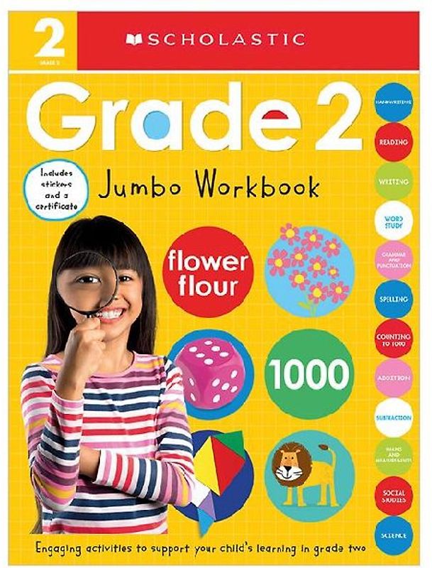 Second Grade Jumbo Workbook: Scholastic Early Learners (Jumbo Workbook)
