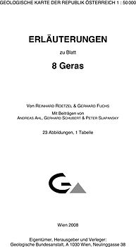 Erläuterungen zu Blatt 8 Geras