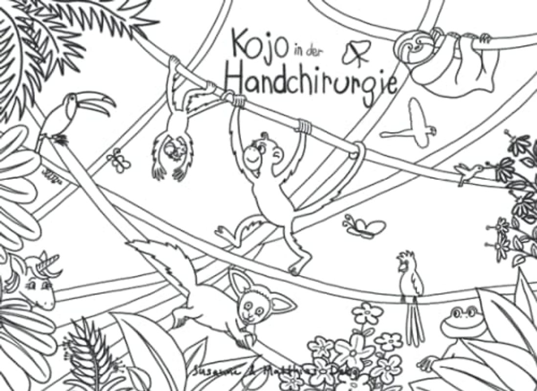 Kojo in der Handchirurgie: Das Malbuch