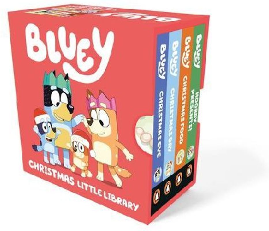 Bluey: Christmas Little Library 4-Book Box Set