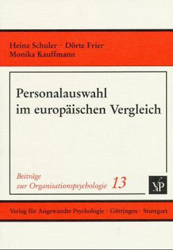 Personalauswahl im europäischen Vergleich