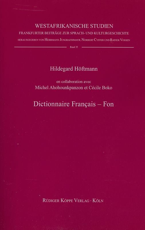 Dictionnaire Français–Fon