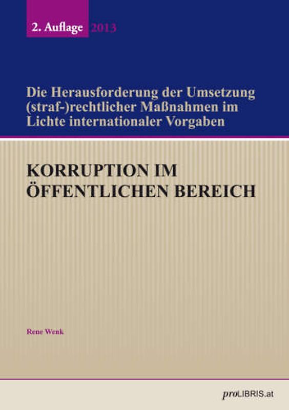 Korruption im öffentlichen Bereich