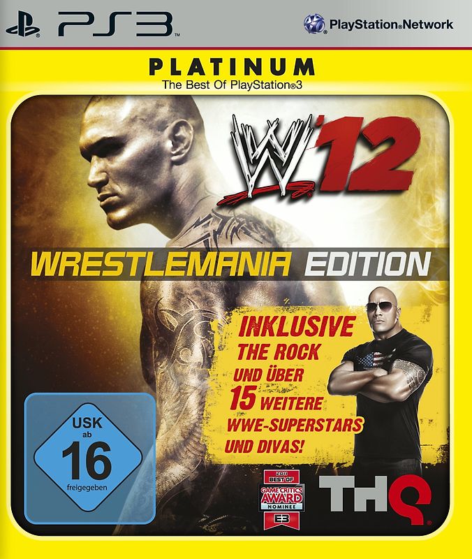 WWE 12 [Wrestlemania Edition, Platinum] PlayStation 3