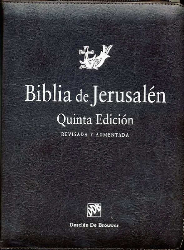 Biblia de Jerusalén : modelo con cremallera