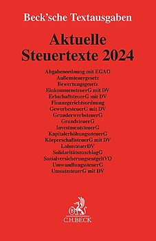 Aktuelle Steuertexte 2024