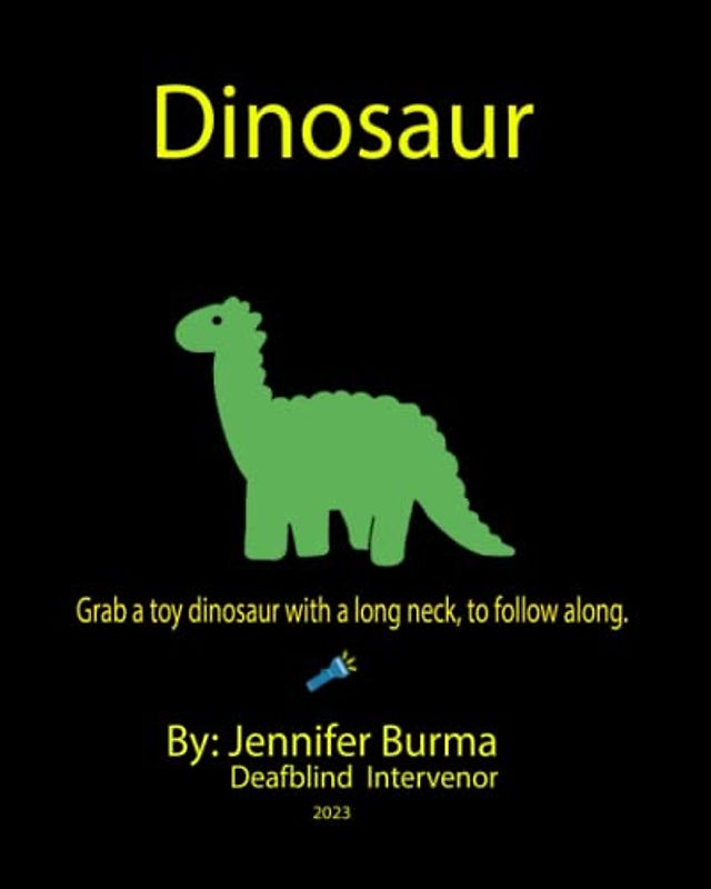 Dinosaur (CVI friendly): Grab a toy to feel the story come alive