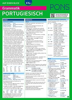 PONS Grammatik auf einen Blick Portugiesisch