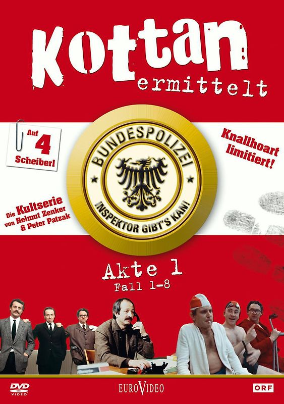 Kottan ermittelt - Akte 1 - Fall 1-8 DVD