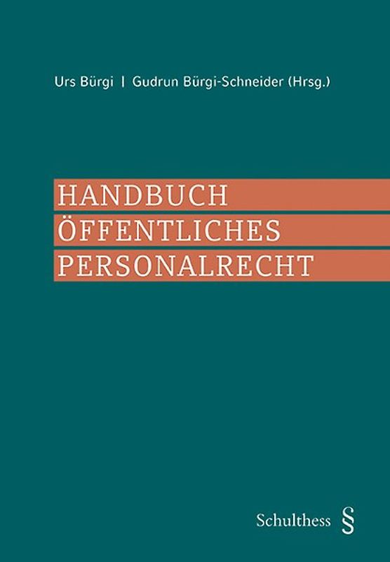 Handbuch Öffentliches Personalrecht