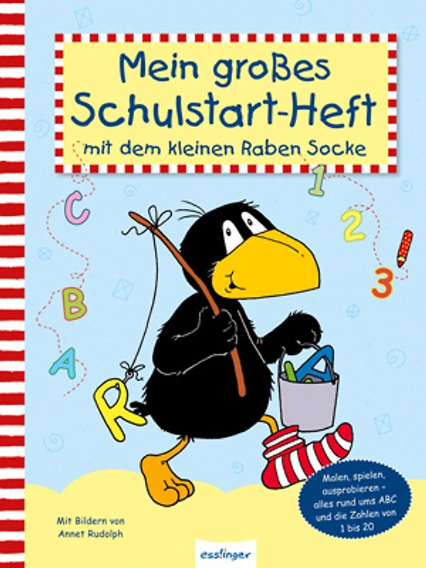 Mein großes Schulstart-Heft mit dem kleinen Raben-Socke