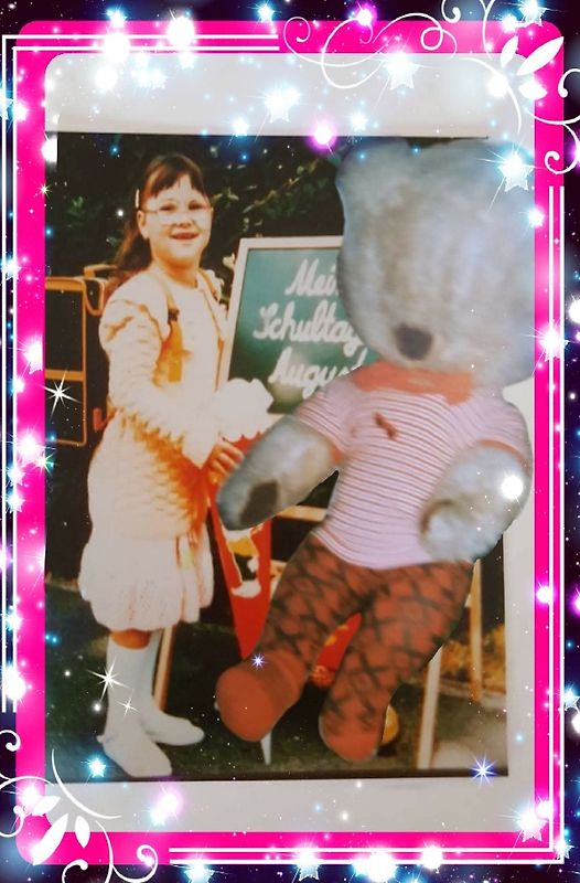 Teddy Puck und seine kleine Freundin Peggy