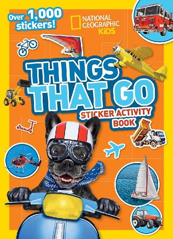 National Geographic Kids Things That Go Sticker Activity Book
